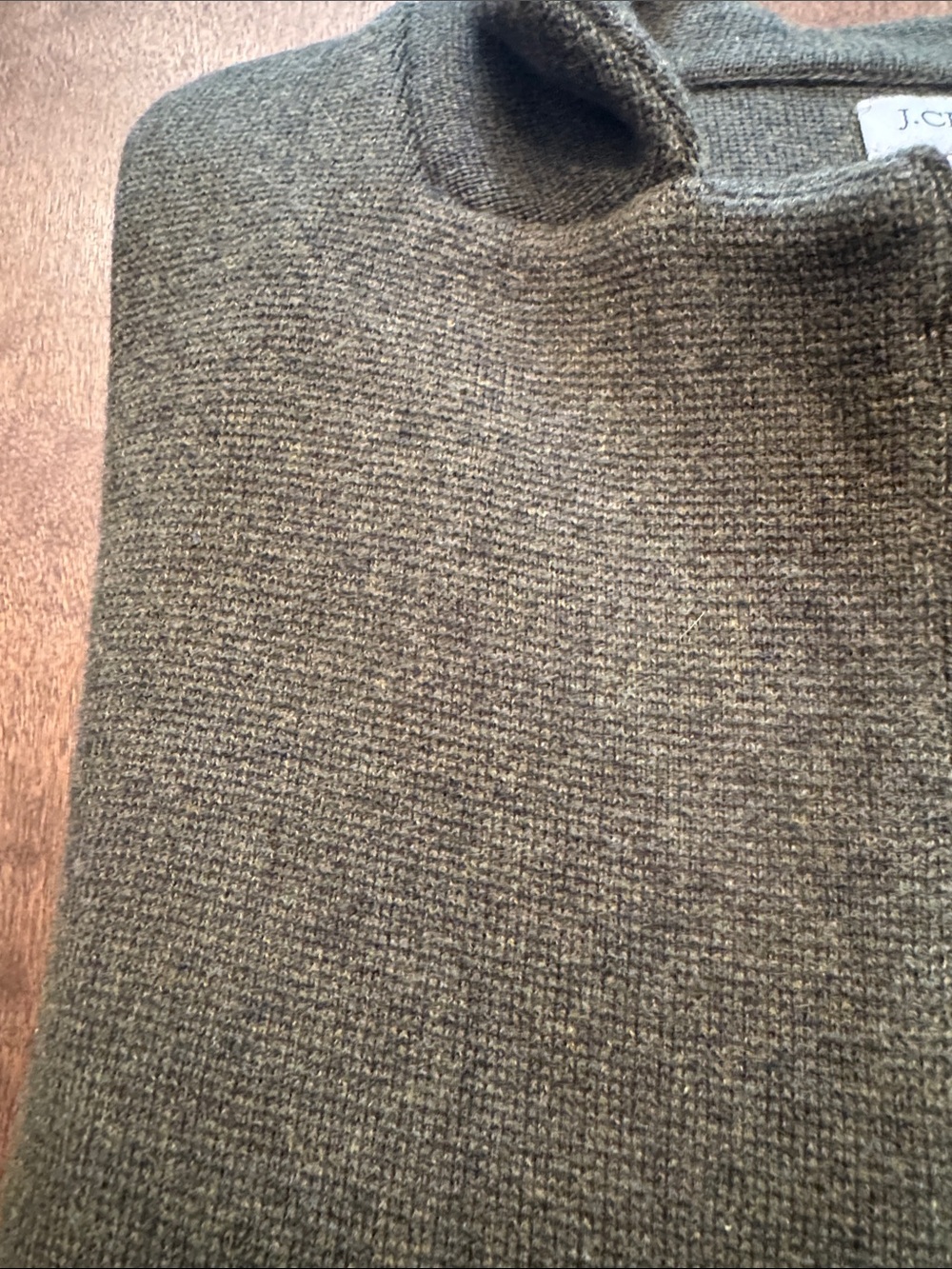 J. Crew Factory Olive Green Knit Single-Button Blazer - Picture 10 of 10